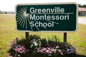 School sign GMS School sign